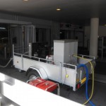 Leegpompen parkeergarage