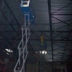 Met hoogwerker schoonmaken Met hoogwerker schoonmaken
