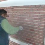 Aanbrengen van snij werk