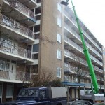 Gevelreiniging met hoogwerker Gevelreiniging met hoogwerker