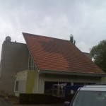 Dakreiniging in uitvoering