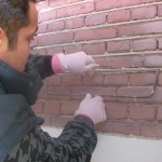 Aanbrengen van snij werk