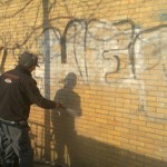 Jumbo supermarkt - Graffiti verwijderen